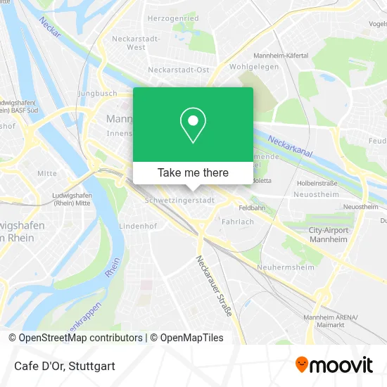 Cafe D'Or map