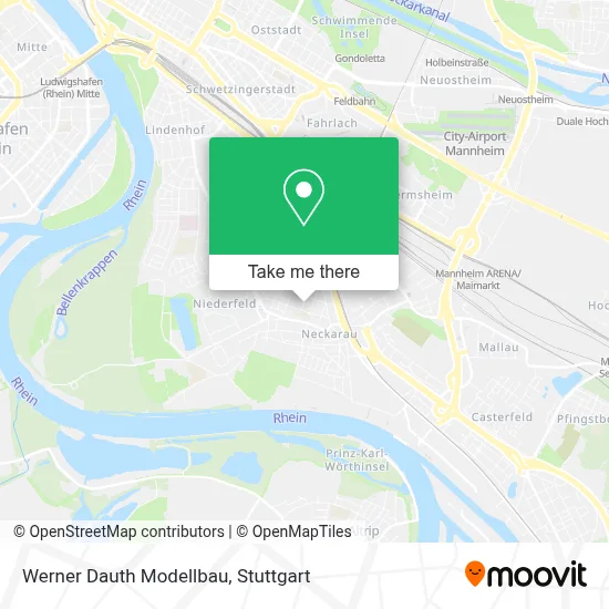 Werner Dauth Modellbau map