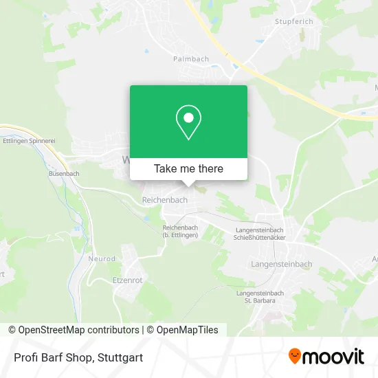 Profi Barf Shop map