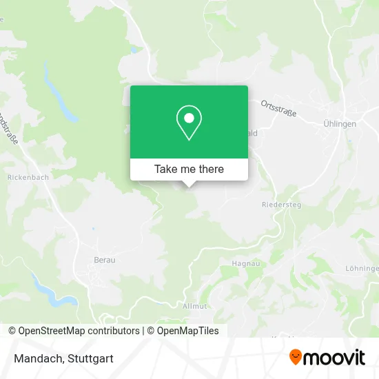 Mandach map
