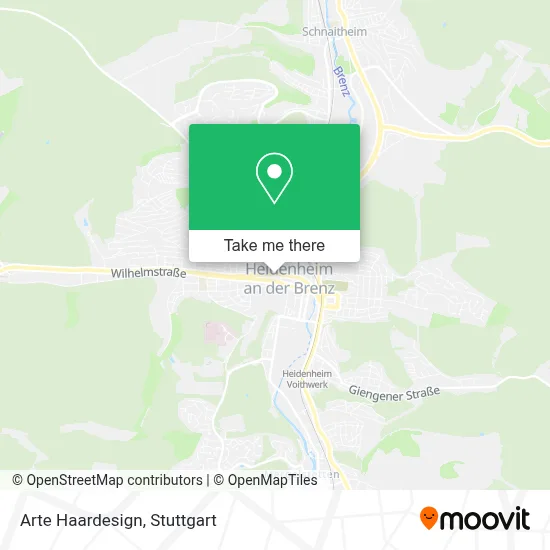 Arte Haardesign map