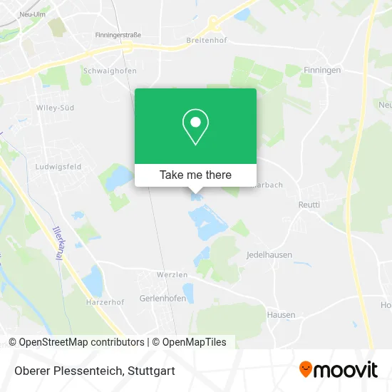Oberer Plessenteich map