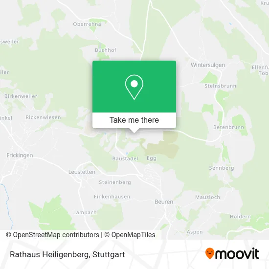 Rathaus Heiligenberg map