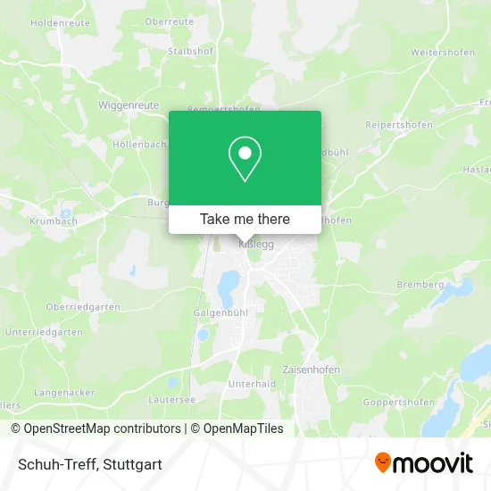 Schuh-Treff map