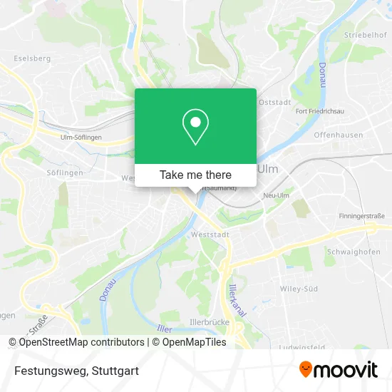 Festungsweg map