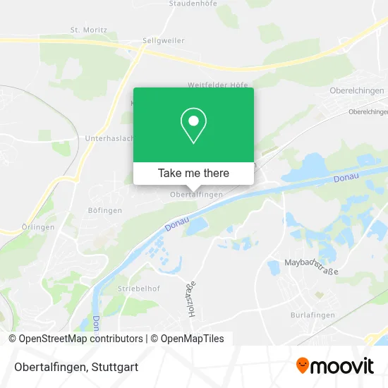 Obertalfingen map