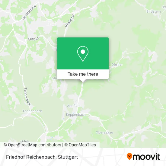 Friedhof Reichenbach map