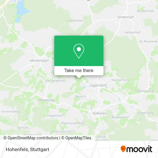 Hohenfels map