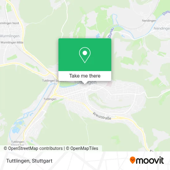 Tuttlingen map