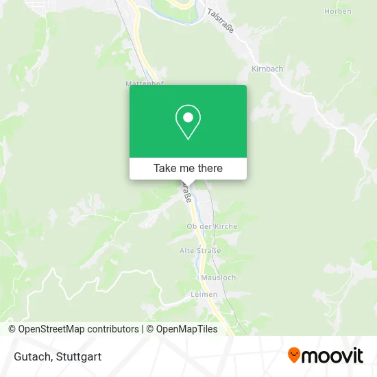 Gutach map