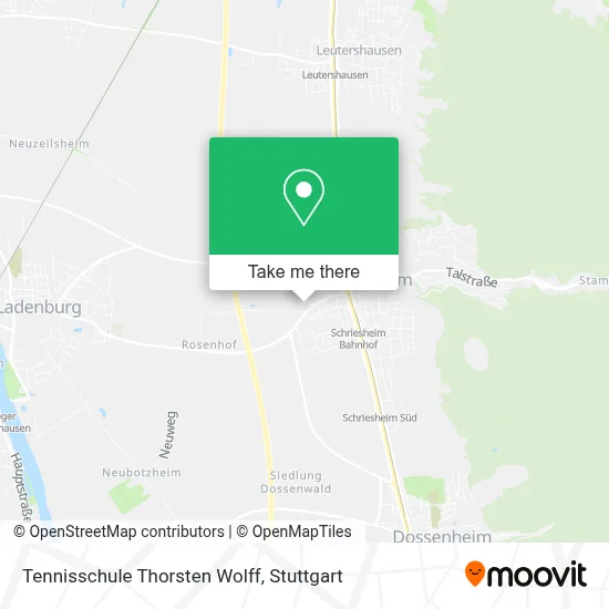 Tennisschule Thorsten Wolff map