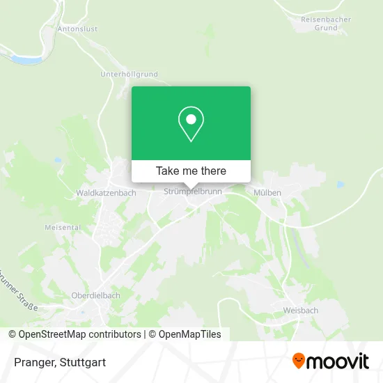 Pranger map