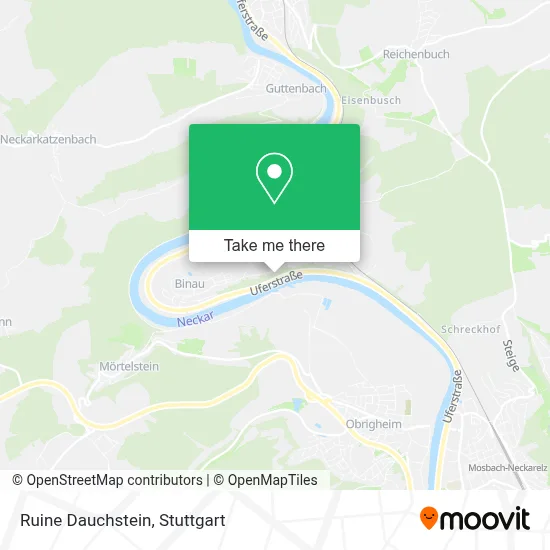 Ruine Dauchstein map