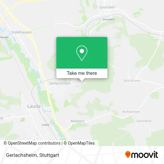 Gerlachsheim map