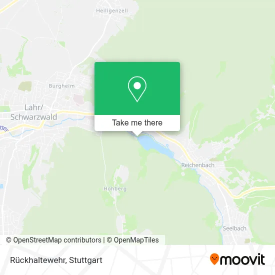 Rückhaltewehr map