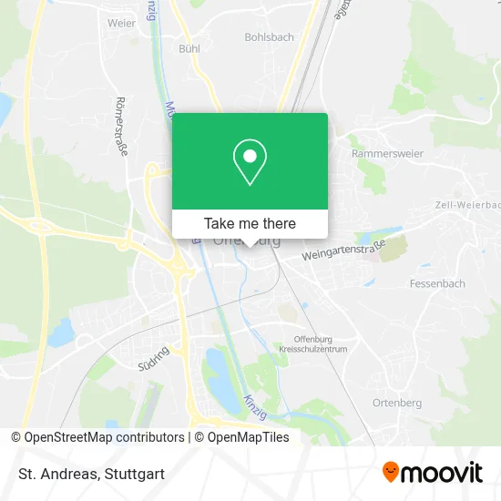 St. Andreas map