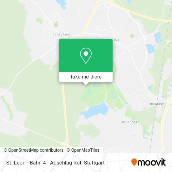St. Leon - Bahn 4 - Abschlag Rot map
