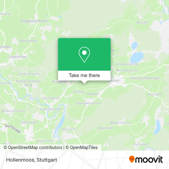 Hollenmoos map