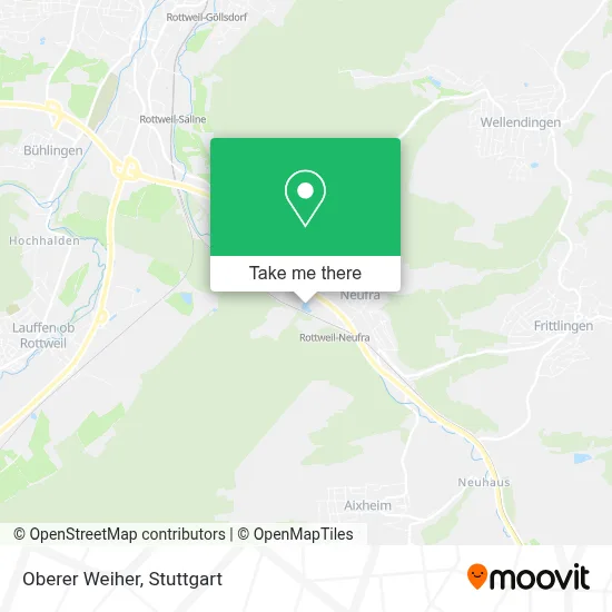 Oberer Weiher map