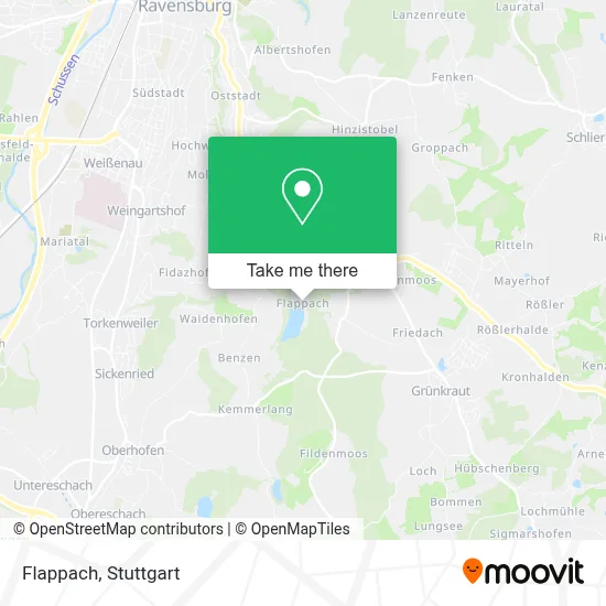 Flappach map