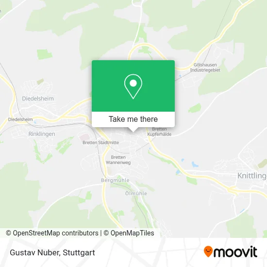 Gustav Nuber map