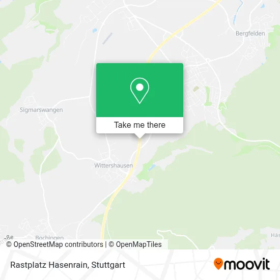 Rastplatz Hasenrain map