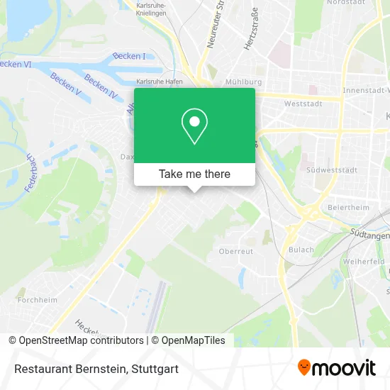 Restaurant Bernstein map