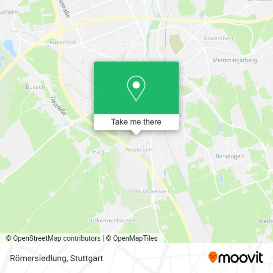 Römersiedlung map