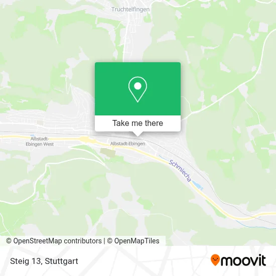 Steig 13 map