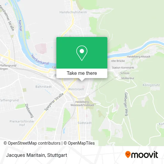 Jacques Maritain map