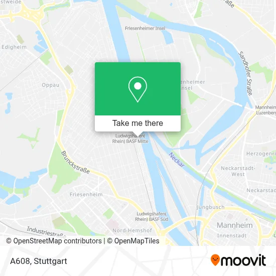 A608 map