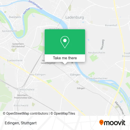 Edingen map