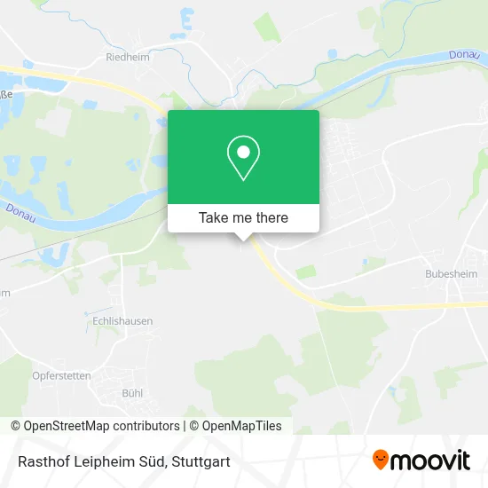 Rasthof Leipheim Süd map