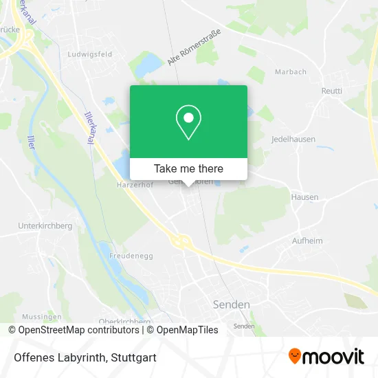 Offenes Labyrinth map