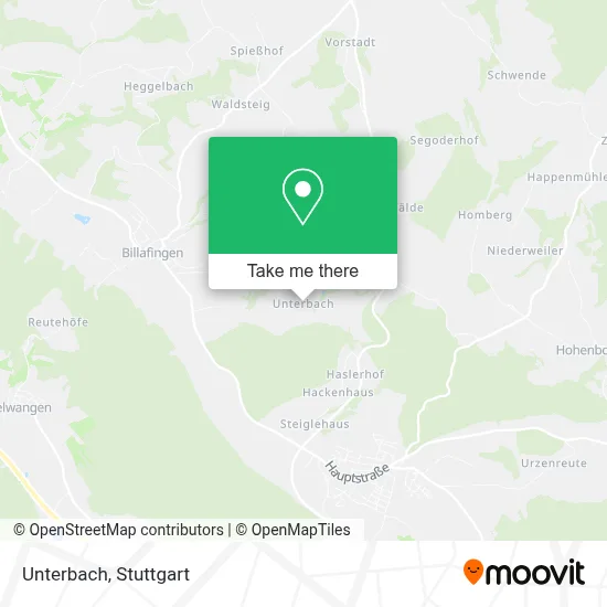 Unterbach map