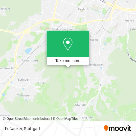 Fußacker map