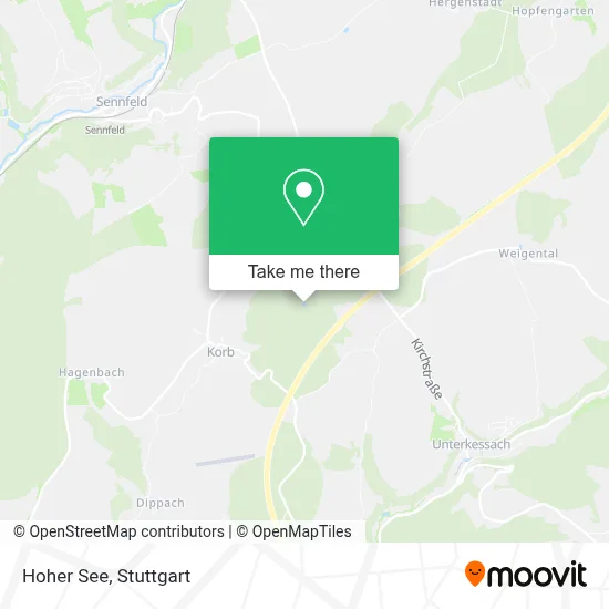 Hoher See map
