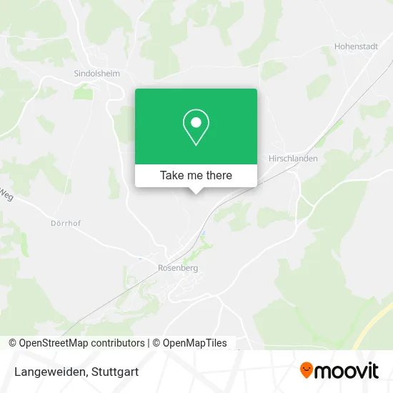 Langeweiden map