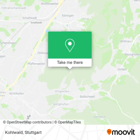 Kohlwald map