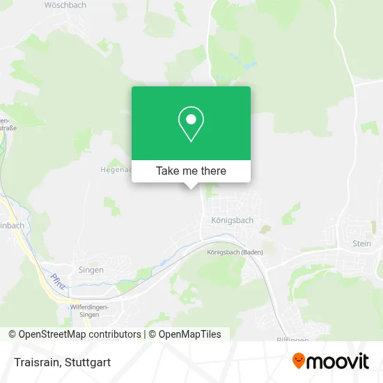 Traisrain map
