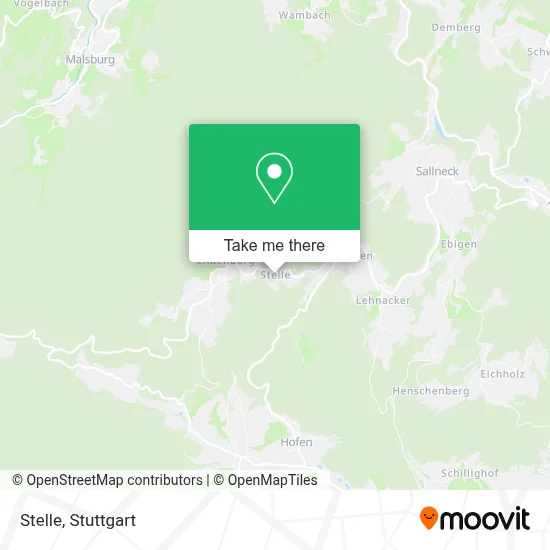 Stelle map