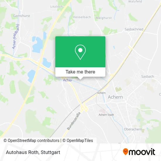 Autohaus Roth map