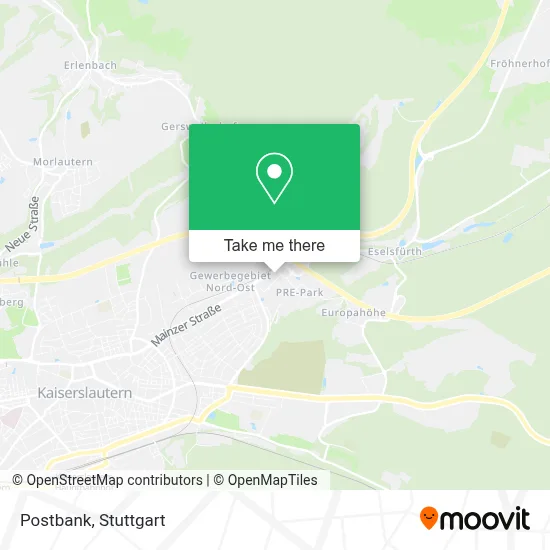 Postbank map