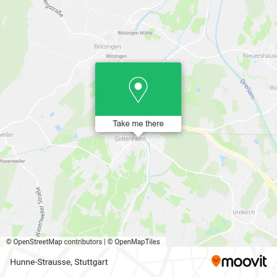 Hunne-Strausse map