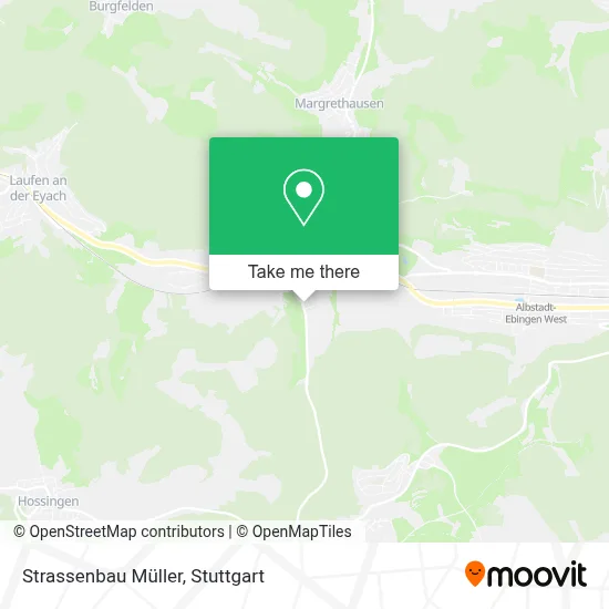 Strassenbau Müller map