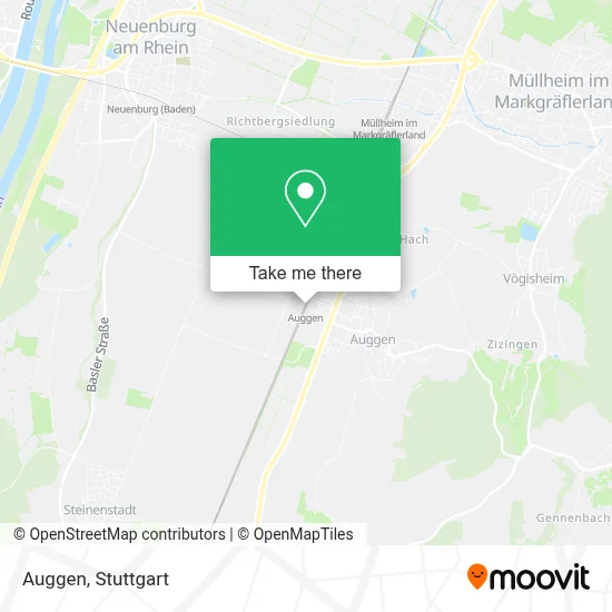 Auggen map