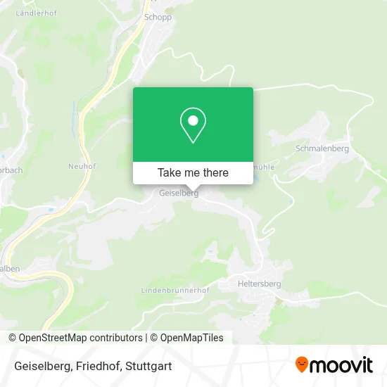 Geiselberg, Friedhof map