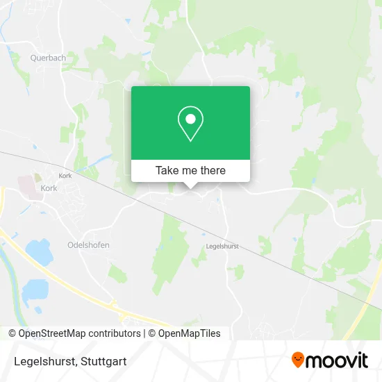 Legelshurst map