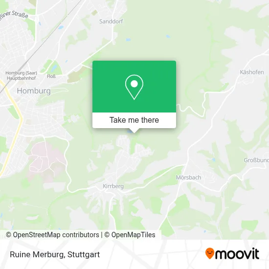 Ruine Merburg map