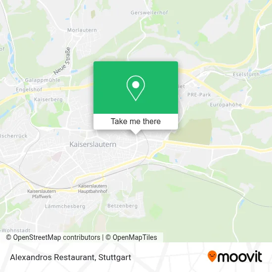 Restaurant Alexandros map